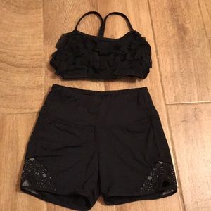 Carpezio brand size medium girls dance outfit.